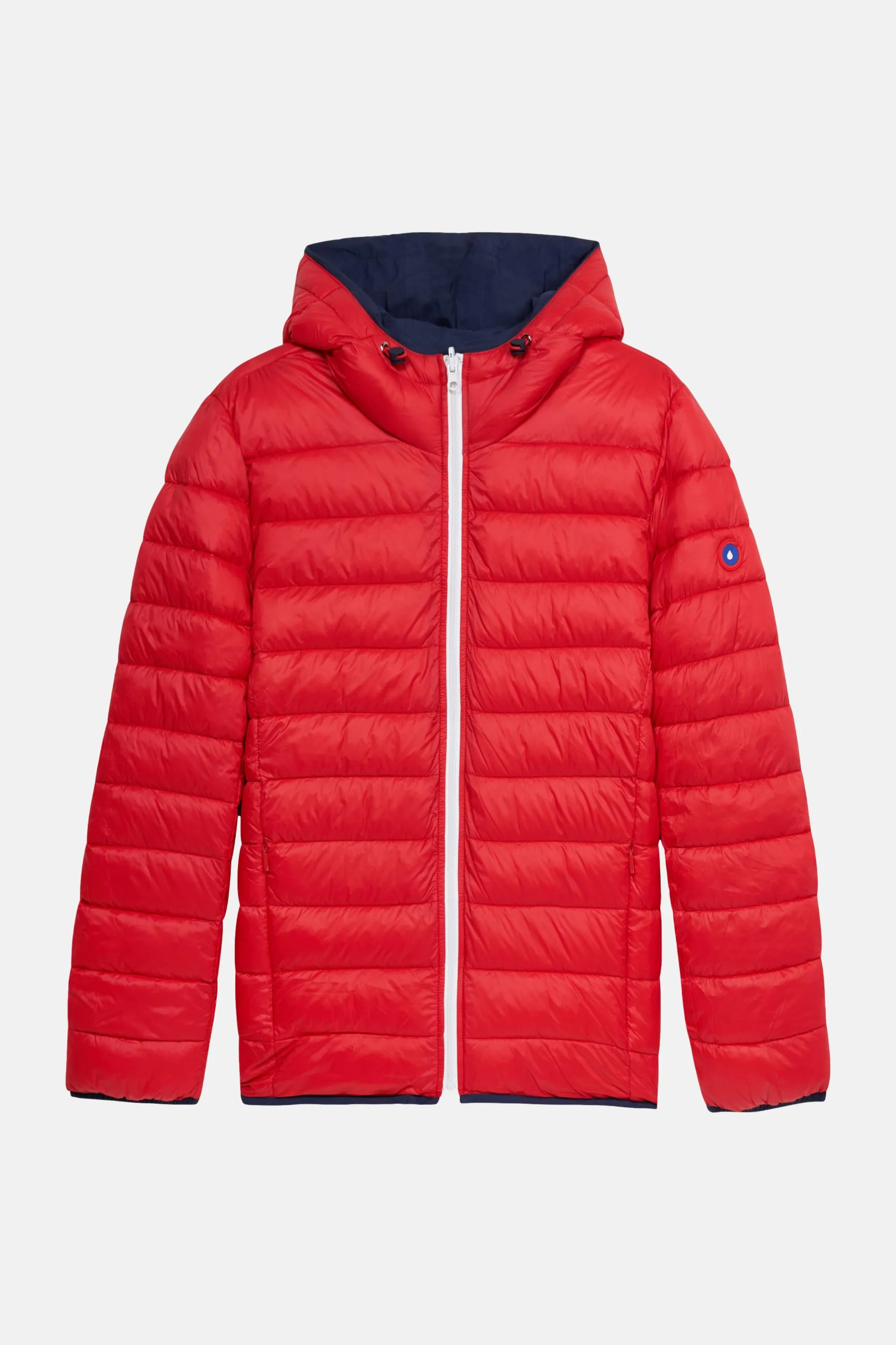 Flotte Winterjacke Charonne Blau Indigo Wendejacke Rot