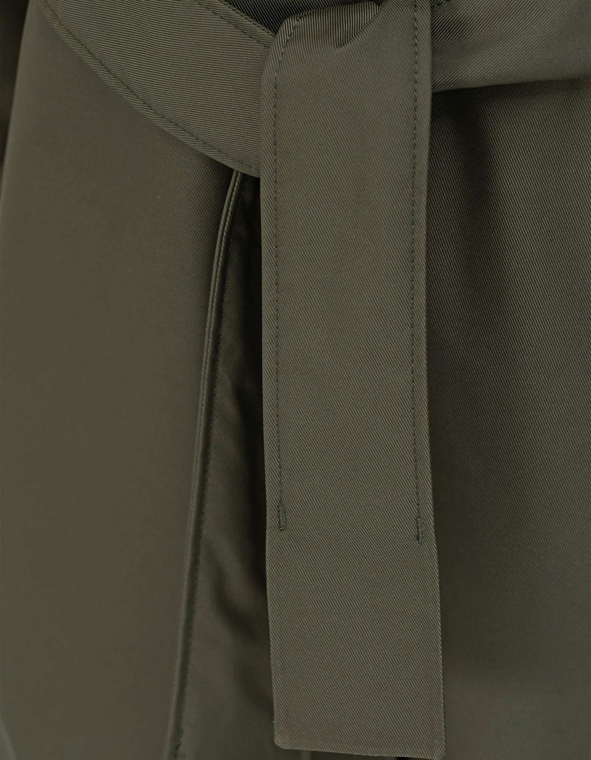 G-LAB Grace Emerald Green // 2-in-1 Trench-Mantel mit herausnehmbarem Thermofutter und Bindegürtel